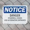 Signmission Danger Stairwell Closed Use Alternative Entrance OSHA Notice Sign, Plastic, 10in W x 7in L, 2PK OS-2PACK-NS-P-710-L-10921 - alternate 4